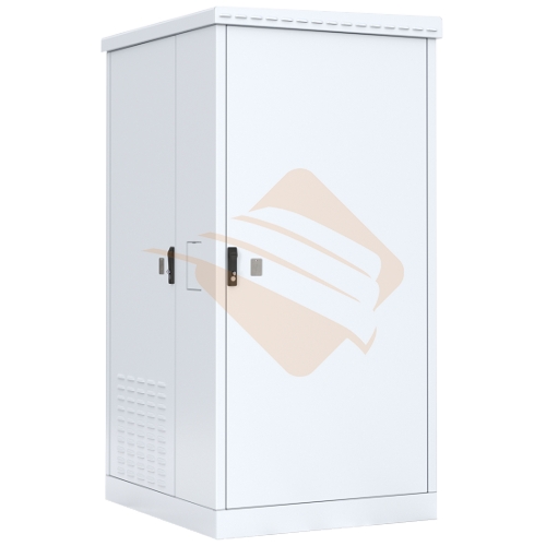 Шкаф уличный всепогодный напольный 24U (Ш1000хГ600) с электроотсеком, три двери, пр-во ЦМО (ШТВ-2-24.10.6-43А3)