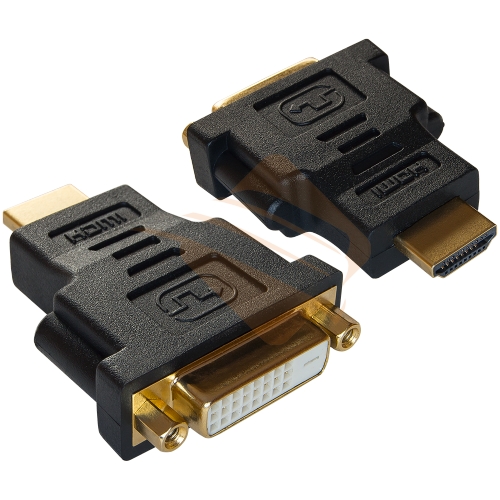 Переходник штекер HDMI - гнездо DVI-D, пр-во Rexant (17-6807)